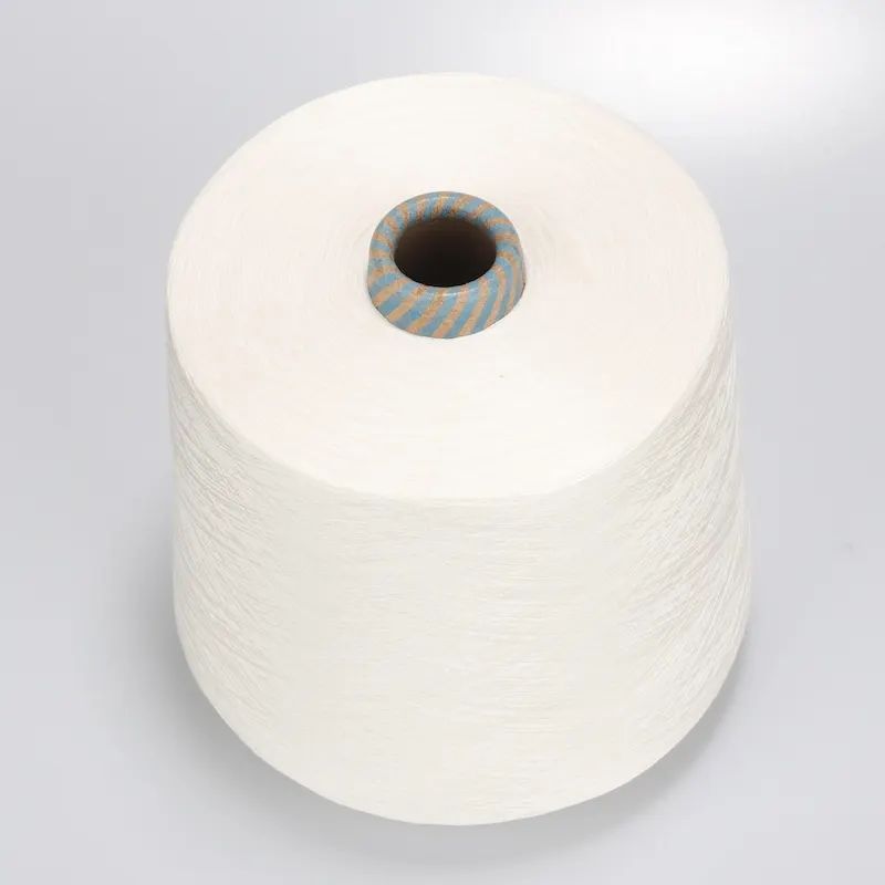 32S 80% poliester 20% bambus fire siro compacte de filare amestecate pentru prosop