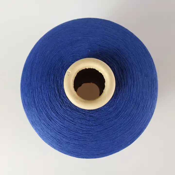 Hanyun colorat 21S 100% bumbac cardat filat în inel pentru tricotat și țesut