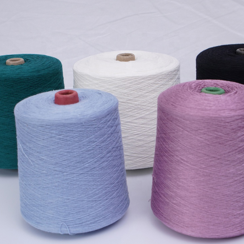 28NM/2 50 Reciclați poliester 50 fire amestecate acrilice Ring Spun fabrică en-gros